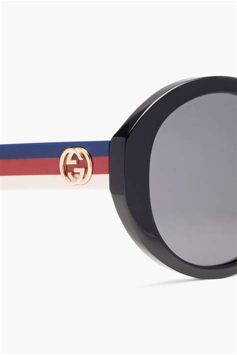 gg0358s gucci|round frame acetate sunglasses gucci.